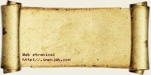 Hana Cimbaljević vizit kartica